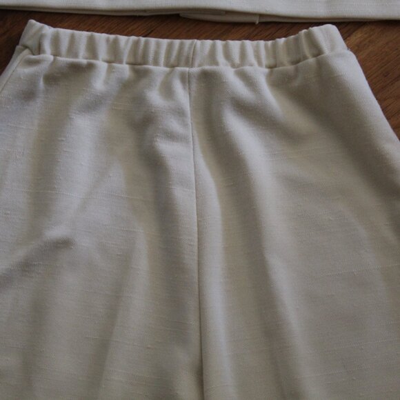 Vintage Graff Californiawear Butter Yellow Pant Button Shirt Suit Set Women's S - Picture 6 of 13